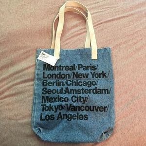 NWT AA canvas tote